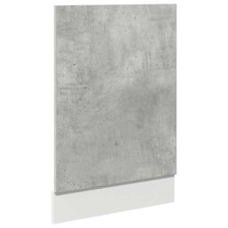 Berkfield Home Dishwasher Panel Concrete Grey 45x3x67 cm cm - Size: 45 x 3 x 67 cm - thumbnail 2