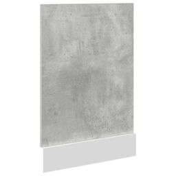 Berkfield Home Dishwasher Panel Concrete Grey 45x3x67 cm cm - Size: 45 x 3 x 67 cm - thumbnail 5