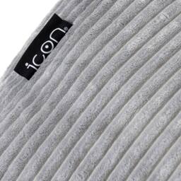 icon Kids Dolce Jumbo Cord Lounger Bean Bag in Light Grey - Size: Medium - thumbnail 5