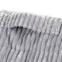 icon Kids Dolce Jumbo Cord Lounger Bean Bag in Light Grey - Size: Medium - thumbnail 7