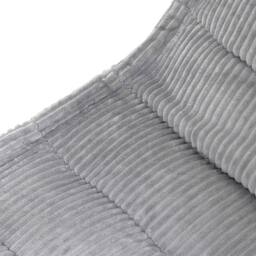 icon Kids Dolce Jumbo Cord Lounger Bean Bag in Light Grey - Size: Medium - thumbnail 6
