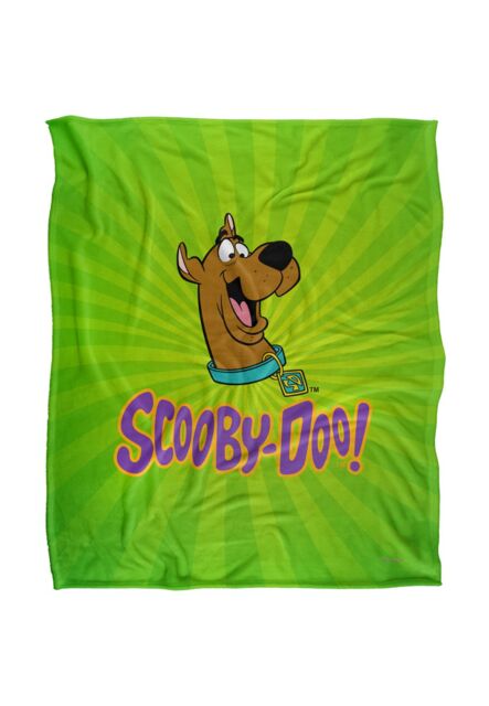 Warner Brothers Scooby Doo Officially Licensed Silky Touch Super Soft Throw Blanket 152 x 127 cm in White - image 1