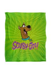 Warner Brothers Scooby Doo Officially Licensed Silky Touch Super Soft Throw Blanket 152 x 127 cm in White - thumbnail 1