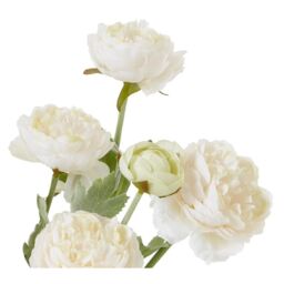 Hill Interiors The Natural Garden Collection Ranunculus Artificial Flower in Burnt Orange - thumbnail 2