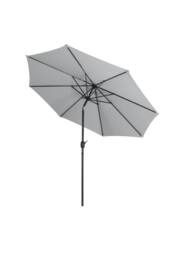 Living and Home 3M Large Rotating Patio Parasol with Cross Base in Light Grey - thumbnail 4