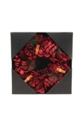 KDMD Red Glitter Cinnamon Wreath 30cm - thumbnail 8