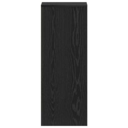 Berkfield Home Shoe Cabinet in Black Oak - 31.5 x 35 x 90 cm Made from Engineered Wood - thumbnail 7