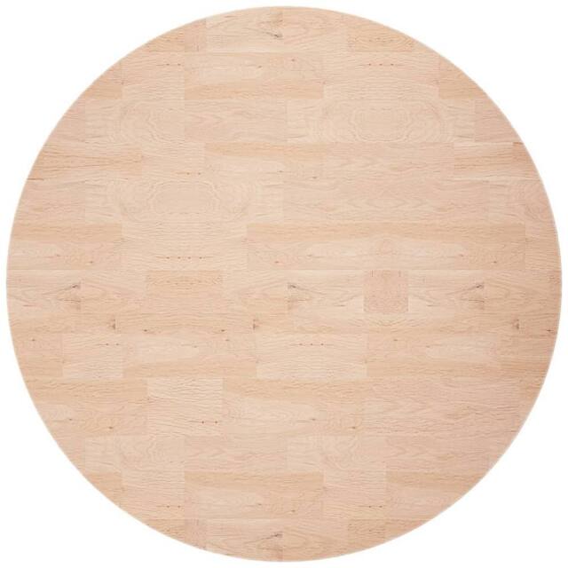 Berkfield Home Round Table Top Ø60x2, 5 cm Untreated Solid Wood Oak in Natural - image 1