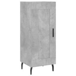 Berkfield Home Highboard Concrete Grey 34.5x34x180 cm Engineered Wood - thumbnail 5