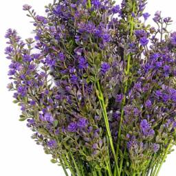 Leaf 75cm Artificial Purple Heather Flower Bush Stem - thumbnail 2