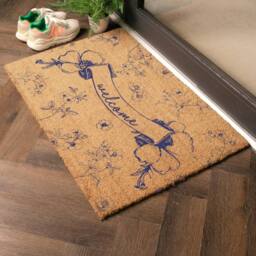 Artsy Mats Welcome Chinoiserie Coir Doormat (90 x 60cm) in Tan - Size: 60 cm x 90 cm - thumbnail 2
