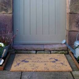 Artsy Mats Welcome Chinoiserie Coir Doormat (90 x 60cm) in Tan - Size: 60 cm x 90 cm - thumbnail 3