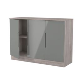 Ready Assembled 2 U Lucca 3 Door Sideboard (Ready Assembled) in Grey - thumbnail 6