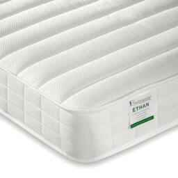 Bedmaster Enzo Wooden 3 Drawer Bookcase Bed & Spring Mattress in White - Size: Single - thumbnail 5