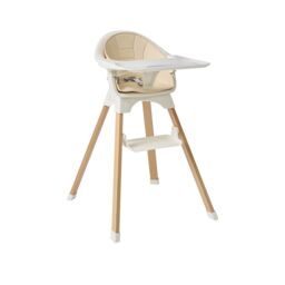 Liberty House Toys Kids High Chair - White & Beechwood - thumbnail 9