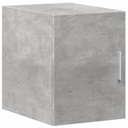 Berkfield Home Slim Storage Cabinet Concrete Grey 30x42.5x225 cm Engineered Wood - thumbnail 5