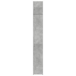Berkfield Home Slim Storage Cabinet Concrete Grey 30x42.5x225 cm Engineered Wood - thumbnail 4