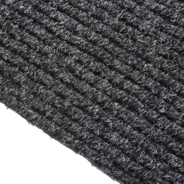 Berkfield Home Dirt Trapper Carpet Runner 100x500 cm Anthracite in Charcoal - Size: 100 cm diameter - image 1