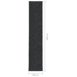 Berkfield Home Dirt Trapper Carpet Runner 100x500 cm Anthracite in Charcoal - Size: 100 cm diameter - thumbnail 7