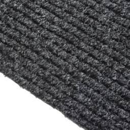 Berkfield Home Dirt Trapper Carpet Runner 100x500 cm Anthracite in Charcoal - Size: 100 cm diameter - thumbnail 1