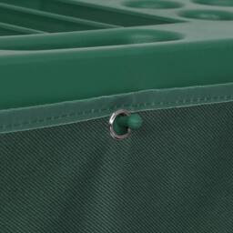 NESTLUNE Garden Storage Tool Rack Gardening Caddy Shed Equipment Holder in Green - Size: 10000mm x 520mm - thumbnail 5