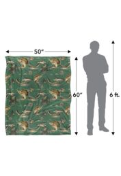 JQ Licensing Jl-Jp-Jq Billfish Tiki Fishing Pattern Silky Touch Super Soft Throw Blanket 152 X 127 cm in White - thumbnail 5
