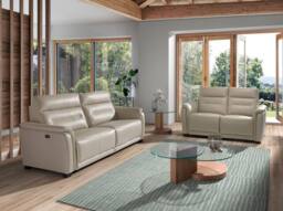 Angel Cerda Round Tempered Glass & Walnut-Veneer Coffee Table in Brown - thumbnail 4