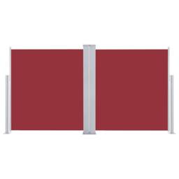 Berkfield Home Retractable Side Awning Red 100x600 cm - thumbnail 3