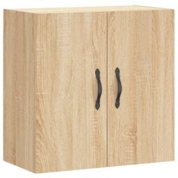 Berkfield Home Wall Cabinet Sonoma Oak 60x31x60 cm Engineered Wood in Brown - Size: 60 x 31 x 60 cm - thumbnail 2