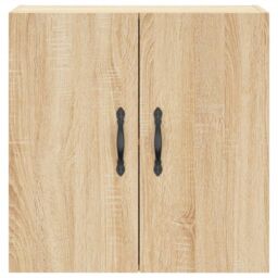 Berkfield Home Wall Cabinet Sonoma Oak 60x31x60 cm Engineered Wood in Brown - Size: 60 x 31 x 60 cm - thumbnail 5