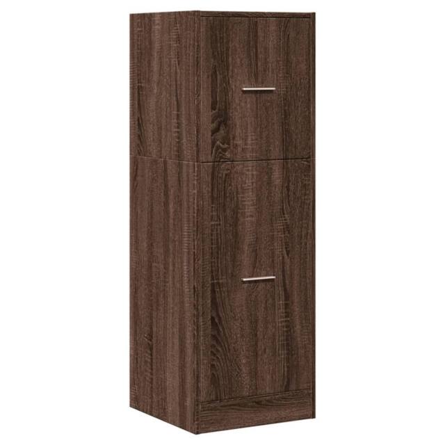 Berkfield Home Elegant Apothecary Cabinet Brown Oak 40x41x118 cm Engineered Wood - Size: 40 x 41 x 118 cm - image 1