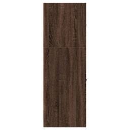 Berkfield Home Elegant Apothecary Cabinet Brown Oak 40x41x118 cm Engineered Wood - Size: 40 x 41 x 118 cm - thumbnail 6