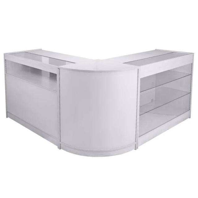 Monstershop Taurus Brilliant White Shop Counter & Retail Display Set - image 1