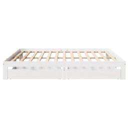 Berkfield Home Restful Bed Frame with Drawers without Mattress White 180x200 cm - Size: Super King - thumbnail 7
