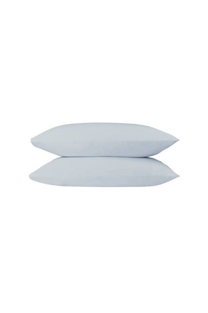 CHRISTY Pure Cotton Percale King Pillowcase Pair in Pale Blue - image 1