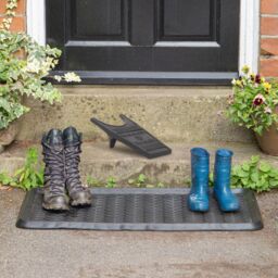 Hammer and Tongs Heavy-Duty Cast Iron Boot Jack - 26.5cm in Black - thumbnail 2