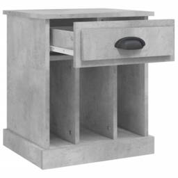 Berkfield Home Bedside Cabinets 2 pcs Concrete Grey 43x36x50 cm - Size: 43 x 36 x 50 cm - thumbnail 7