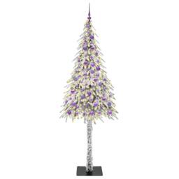 Berkfield Home Stunning Christmas Tree with 300 LEDs White 210 cm PE & Steel