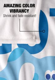 Blues Clues Get A Clue Silky Touch Super Soft Throw Blanket 152 X 127 cm in White - thumbnail 4