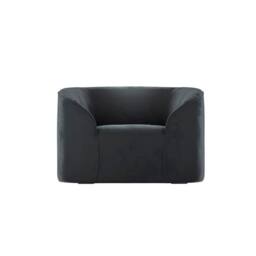 Lemon Pavilion Furniture Zuma Indoor Chair - Velvet - L91xW109.5xH72.5 cm - Black - thumbnail 2