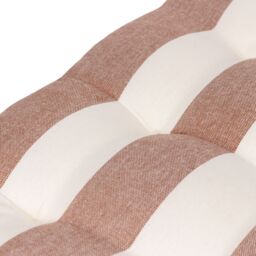 Yard Hayle Striped 100% Cotton Seat Pads - 2 Pack in Brown - Size: 40 cm x 40 cm - thumbnail 6