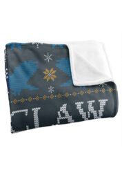 Harry Potter Blanket, 152x127 cm Ravenclaw Ugly Christmas Sweater Silky Touch Super Soft Throw Blanket in White - thumbnail 3