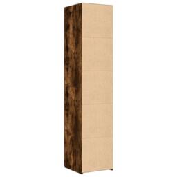 Berkfield Home Highboard Smoked Oak 40x42.5x185 cm Engineered Wood in Brown - thumbnail 6
