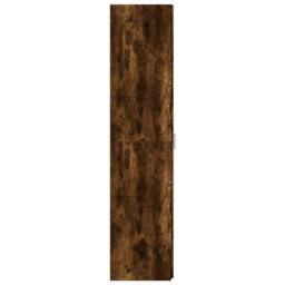 Berkfield Home Highboard Smoked Oak 40x42.5x185 cm Engineered Wood in Brown - thumbnail 5