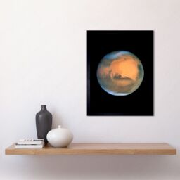 Artery8 Hubble Space Telescope Image Mars Near Opposition 1995-2005: 2001 Regional Dust Storm On Red Planet At Its Closest Approach To Earth Art - thumbnail 2