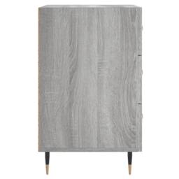 Berkfield Home Modern Bedside Cabinet Grey Sonoma 40x40x66 cm Engineered Wood - Size: 40 x 40 x 66 cm - thumbnail 6