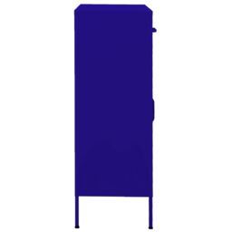 Berkfield Home Storage Cabinet Navy Blue 80x35x101.5 cm Steel - thumbnail 4