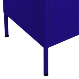 Berkfield Home Storage Cabinet Navy Blue 80x35x101.5 cm Steel - thumbnail 6