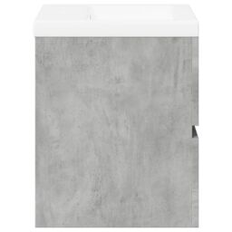 Berkfield Home 2 Piece Bathroom Furniture Set Concrete Grey Engineered Wood - thumbnail 5