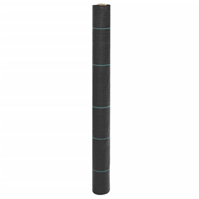 Berkfield Home Weed Membrane Black 1x25 m PP - image 1